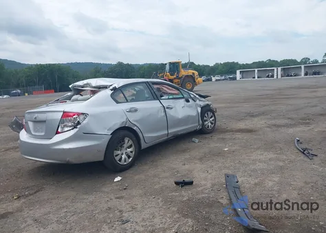 2012 Honda Civic Lx z USA, uszkodzony, nr VIN 19XFB2F50CE342515